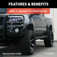 Load image into Gallery viewer, ARIES AL233043 Big Step 4in. Black Aluminum Round Side Bars; Select Ford F-150; F-250; F-350 - Truck Part Superstore