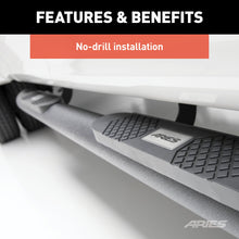 Load image into Gallery viewer, ARIES AL234013 Big Step 4in. Black Aluminum Round Side Bars; Select Silverado; Sierra 2500; 350 - Truck Part Superstore