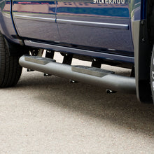 Load image into Gallery viewer, ARIES AL234046 Big Step 4in. Black Aluminum Round Side Bars; Select Silverado; Sierra - Truck Part Superstore