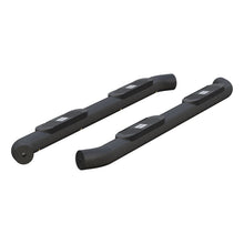 Load image into Gallery viewer, ARIES AL234053 Big Step 4in. Black Aluminum Round Side Bars; Select Silverado; Sierra Crew - Truck Part Superstore