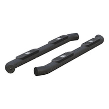 Load image into Gallery viewer, ARIES AL234053 Big Step 4in. Black Aluminum Round Side Bars; Select Silverado; Sierra Crew - Truck Part Superstore