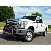 Load image into Gallery viewer, ARIES AL45-3012 Big Horn 4in. Black Aluminum Bull Bar; Select Ford F-250; F-350; F-450; F-550 - Truck Part Superstore