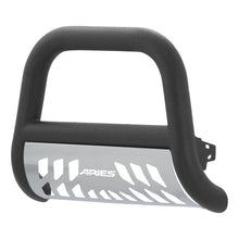 Load image into Gallery viewer, ARIES AL45-4006 Big Horn 4in. Black Aluminum Bull Bar; Select Silverado; Sierra 2500; 3500 HD - Truck Part Superstore