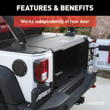 Load image into Gallery viewer, ARIES ALC25000-00 Jeep JK Unlimited Security Cargo Lid Center Section for Select Jeep Wrangler