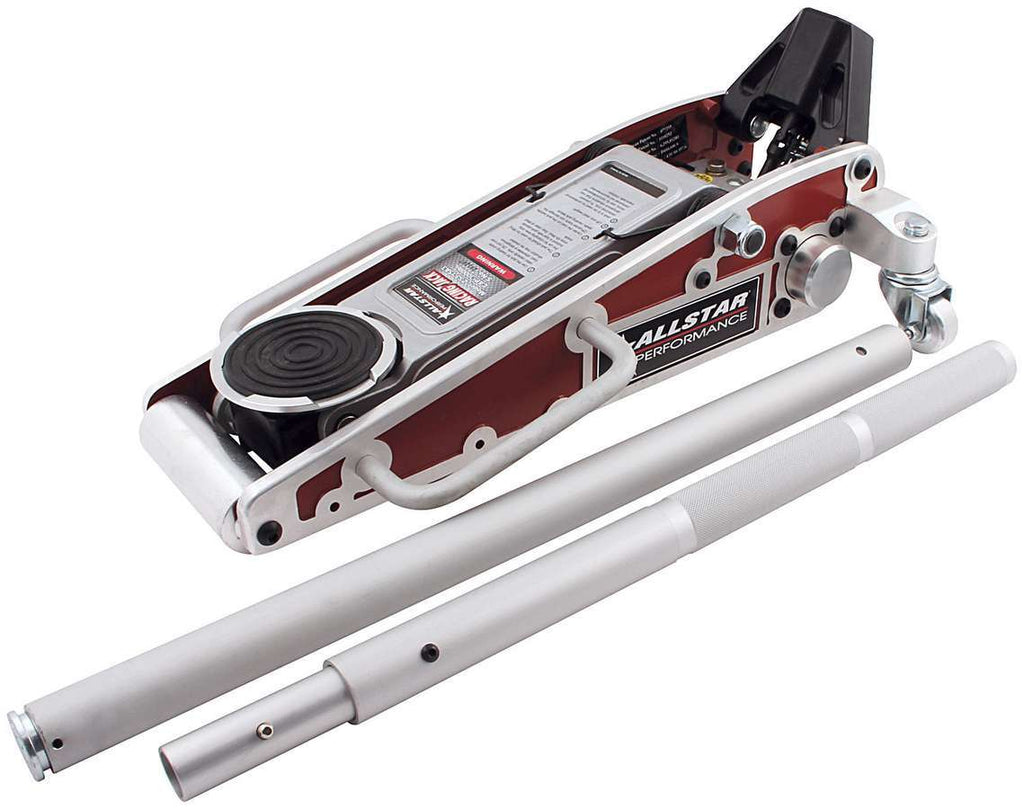 ALLSTAR PERFORMANCE 10422 Aluminum Racing Jack 3 Pump Red