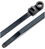 ALLSTAR PERFORMANCE 14391 Wire Ties Black 11.00 w/ Mounting Hole 25pk