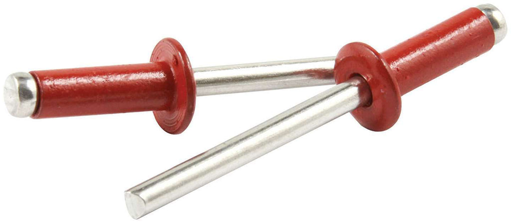 ALLSTAR PERFORMANCE 18122 Sm Hd Rivet Red Alum 250pk