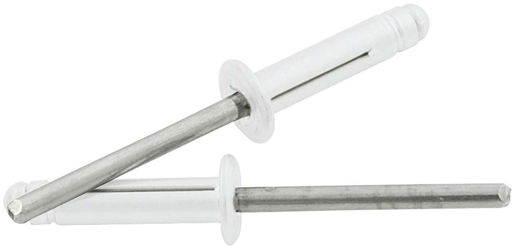 ALLSTAR PERFORMANCE 18185 Md Hd Rivet 250Pk Silver Flange Type St Mandrel