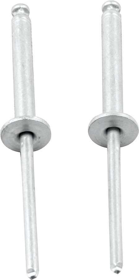ALLSTAR PERFORMANCE 18199 1/8in Alum Rivet Silver 100Pk Flange Type