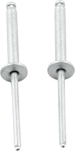 Load image into Gallery viewer, ALLSTAR PERFORMANCE 18199 1/8in Alum Rivet Silver 100Pk Flange Type