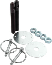 Load image into Gallery viewer, ALLSTAR PERFORMANCE 18504 Alum Hood Pin Kit 1/2in with 3/16in Clips Black