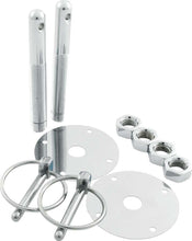 Load image into Gallery viewer, ALLSTAR PERFORMANCE 18513 Steel Hood Pin Kit w/ 1/4in Flip-Over Clips