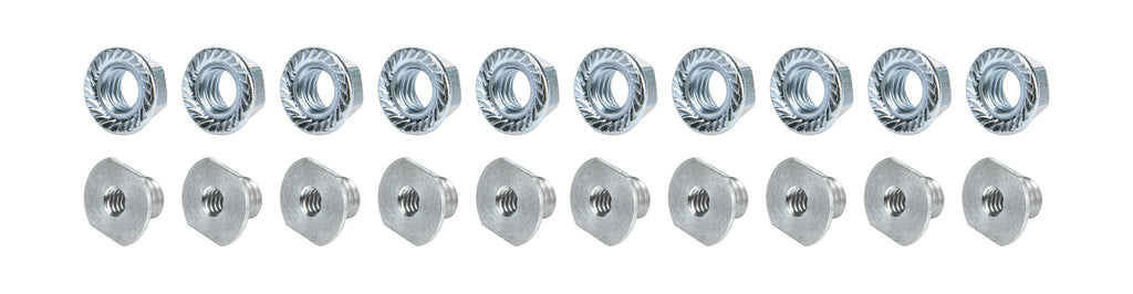 ALLSTAR PERFORMANCE 18548-10 Threaded Nut Insert Aluminum 10pk