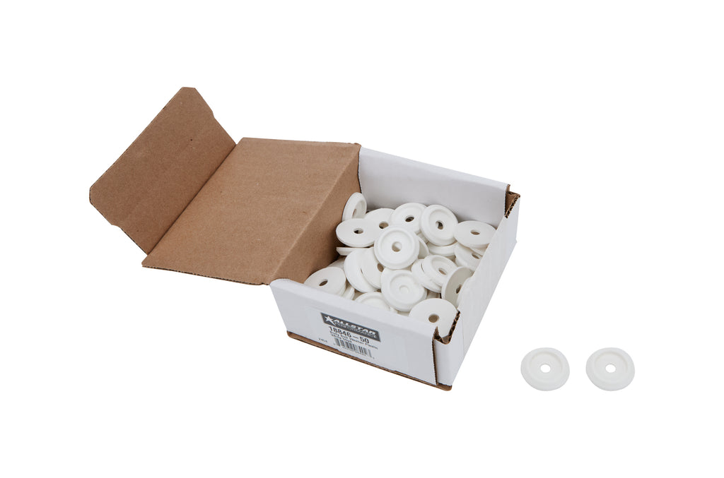 ALLSTAR PERFORMANCE 18846-50 Body Bolt Washer Plastic White 50pk