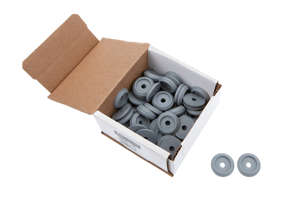 ALLSTAR PERFORMANCE 18850-50 Body Bolt Washer Plastic Silver 50pk