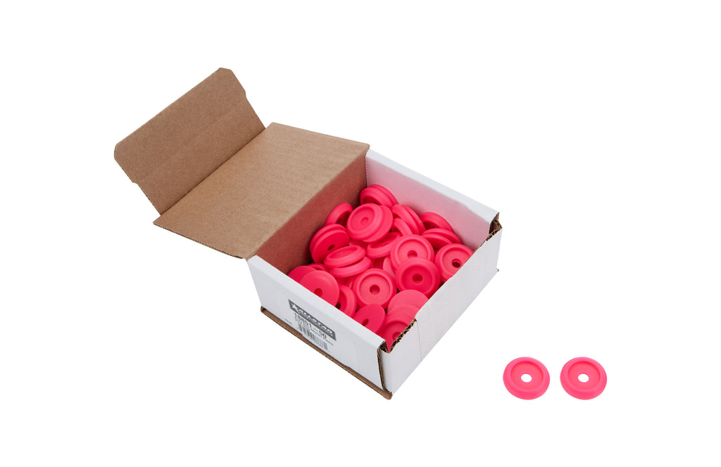 ALLSTAR PERFORMANCE 18851-50 Body Bolt Washer Plastic Pink 50pk