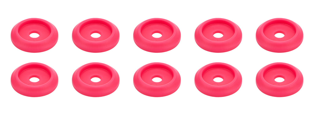 ALLSTAR PERFORMANCE 18851 Body Bolt Washer Plastic Pink 10pk