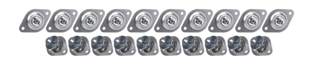 ALLSTAR PERFORMANCE 18997 Flush Hd S/E Fasteners 5/16 .500in 10pk Alum