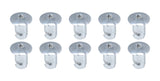 ALLSTAR PERFORMANCE 19071 Oval Hd T-30 Torx Fast. 7/16 .500in 10pk Alum