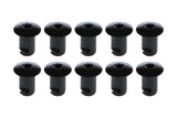 ALLSTAR PERFORMANCE 19073 Oval Hd T-30 Torx Fast. 7/16 .500in 10pk Alum Bl