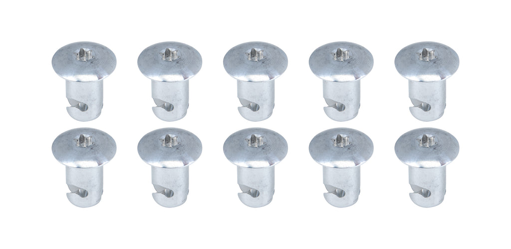 ALLSTAR PERFORMANCE 19075 Oval Hd T-30 Torx Fast. 7/16 .550in 10pk Alum