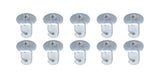 ALLSTAR PERFORMANCE 19075 Oval Hd T-30 Torx Fast. 7/16 .550in 10pk Alum