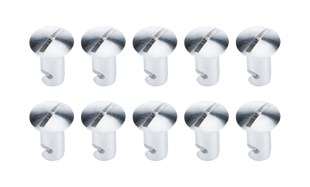 ALLSTAR PERFORMANCE 19276 Oval Hd Fasteners 5/16 .500in 10pk Alum