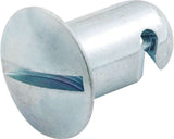 ALLSTAR PERFORMANCE 19286 Oval Hd Fasteners 7/16 .500in 10pk Alum