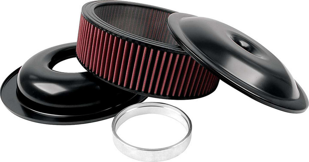 ALLSTAR PERFORMANCE 25921 LW 14in A/C Kit Black 3in Washable Element