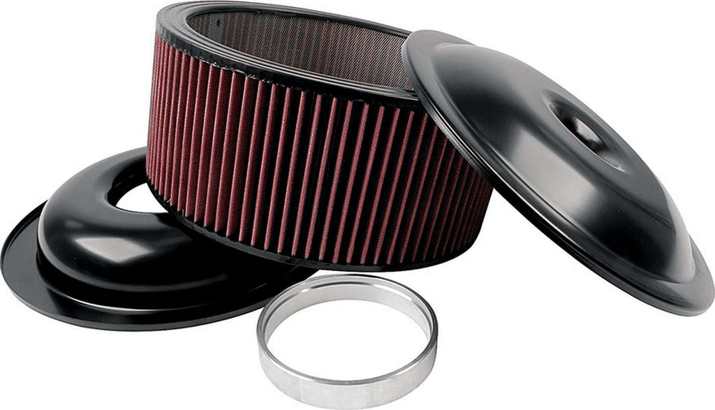 ALLSTAR PERFORMANCE 25927 LW 14in A/C Kit Black 6in Washable Element