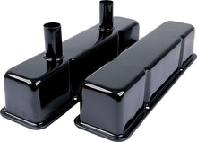 Load image into Gallery viewer, ALLSTAR PERFORMANCE 26147 Valve Covers SBC Steel Black w/Tubes