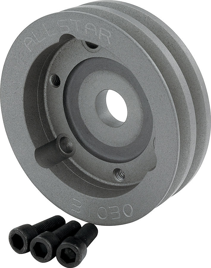 ALLSTAR PERFORMANCE 31030 Crank Pulley 2 Groove 4.750in Dia
