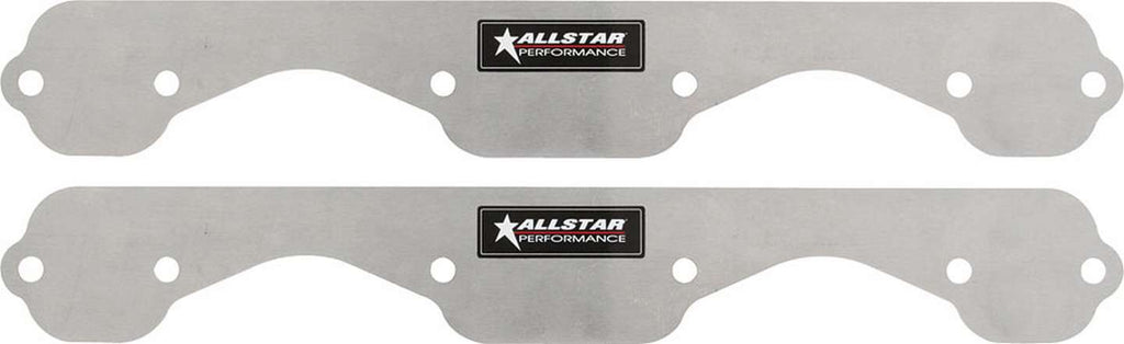 ALLSTAR PERFORMANCE 34212 Exhaust Block Off Plates SBC Std 1pc Aluminum