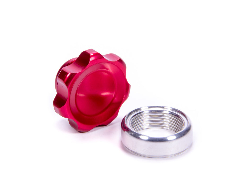 ALLSTAR PERFORMANCE 36165 Filler Cap Red with Weld-In Alum Bung Small