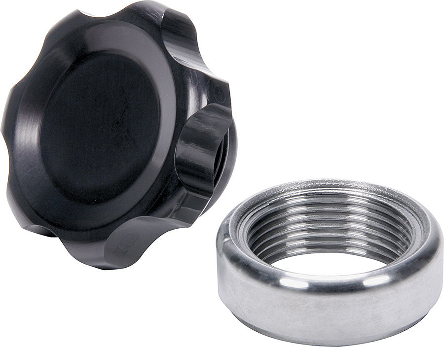 ALLSTAR PERFORMANCE 36167 Filler Cap Black with Weld-In Steel Bung Small