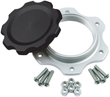 Load image into Gallery viewer, ALLSTAR PERFORMANCE 40137 Fuel Cell Cap and Bung JAZ 6-Bolt Black