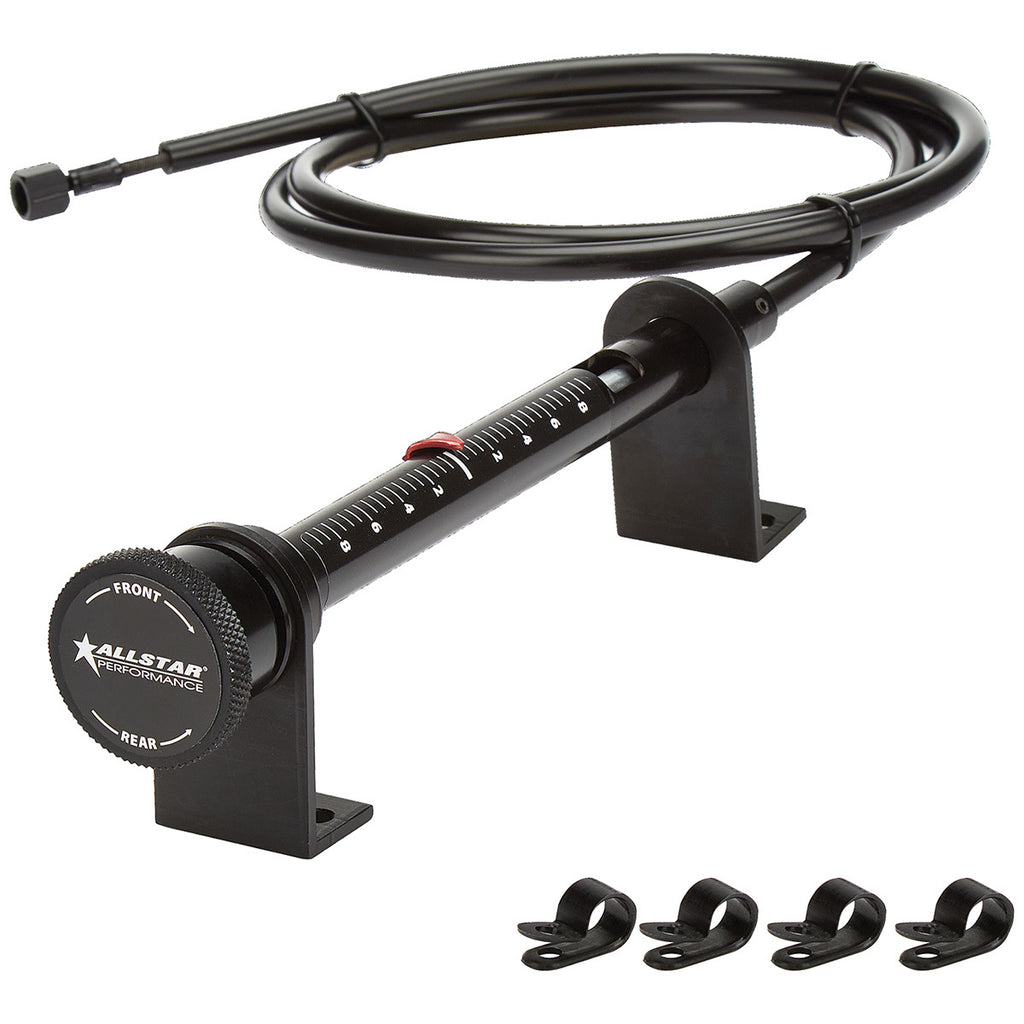 ALLSTAR PERFORMANCE 42073 Brake Bias Adjuster Short 3/8in Black