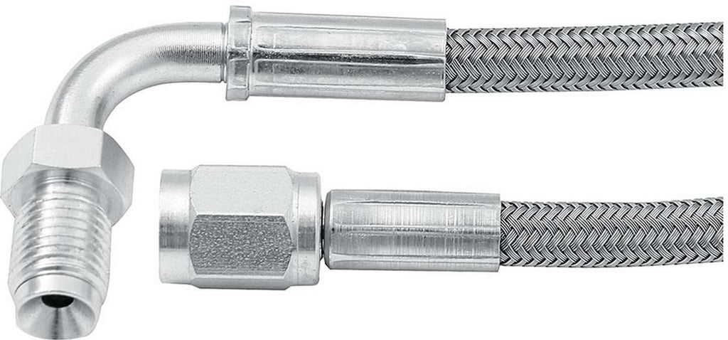 ALLSTAR PERFORMANCE 46332-24 24in #3 Line -3 Str/90 Deg 3/8-24 Inv Flr