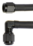 ALLSTAR PERFORMANCE 48409 Coated Braided Line 60in #4 Hose -4 90 Deg/-4 Str