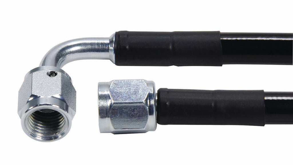 ALLSTAR PERFORMANCE 48444-32 Coated Line #4 Str to 90 Steel Ends 32in