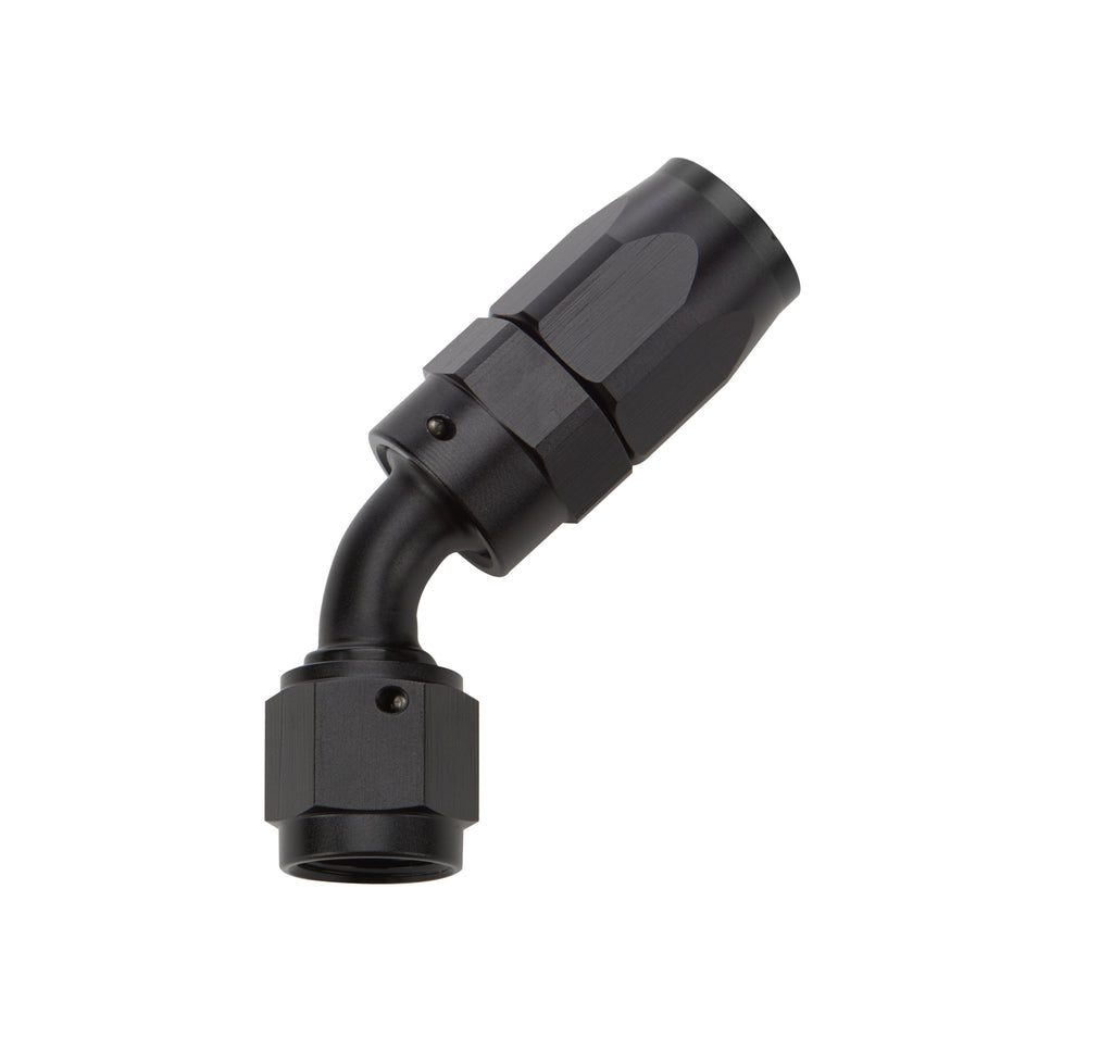 ALLSTAR PERFORMANCE 49332 Reusable Hose End Black 45 Deg Elbow -6