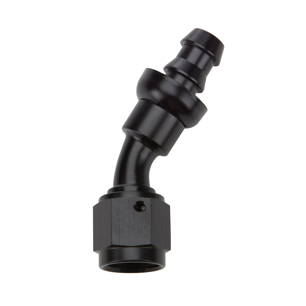 ALLSTAR PERFORMANCE 49426 Pushlock Hose End Black 30 Deg Elbow -16