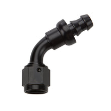 Load image into Gallery viewer, ALLSTAR PERFORMANCE 49443 Pushlock Hose End Black 60 Deg Elbow -8