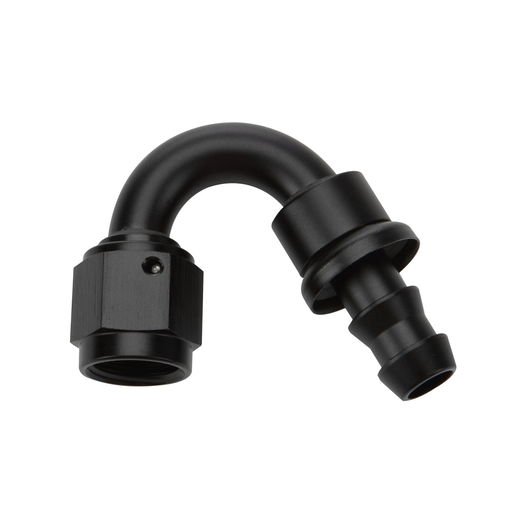 ALLSTAR PERFORMANCE 49475 Pushlock Hose End Black 150 Deg Elbow -12