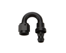 Load image into Gallery viewer, ALLSTAR PERFORMANCE 49482 Pushlock Hose End Black 180 Deg Elbow -6