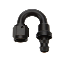 Load image into Gallery viewer, ALLSTAR PERFORMANCE 49486 Pushlock Hose End Black 180 Deg Elbow -16