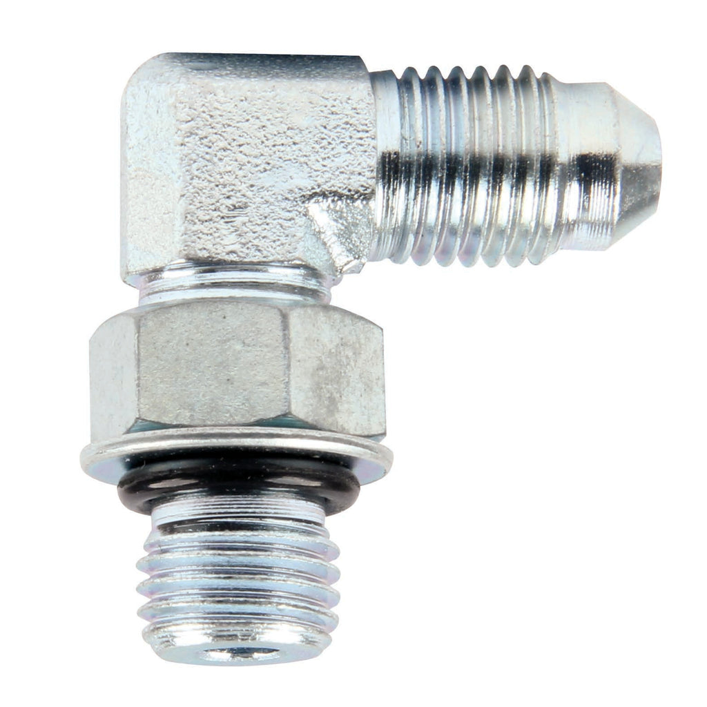 ALLSTAR PERFORMANCE 50035-10 Adapter Fittings -4 to 7/16-20 90 Degree 10pk
