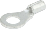 ALLSTAR PERFORMANCE 76002 Ring Terminal #8 Hole Non-Insulated 22-18 20pk