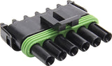 ALLSTAR PERFORMANCE 76298-10 6 Pin Weather Pack Tower Housing 10pk