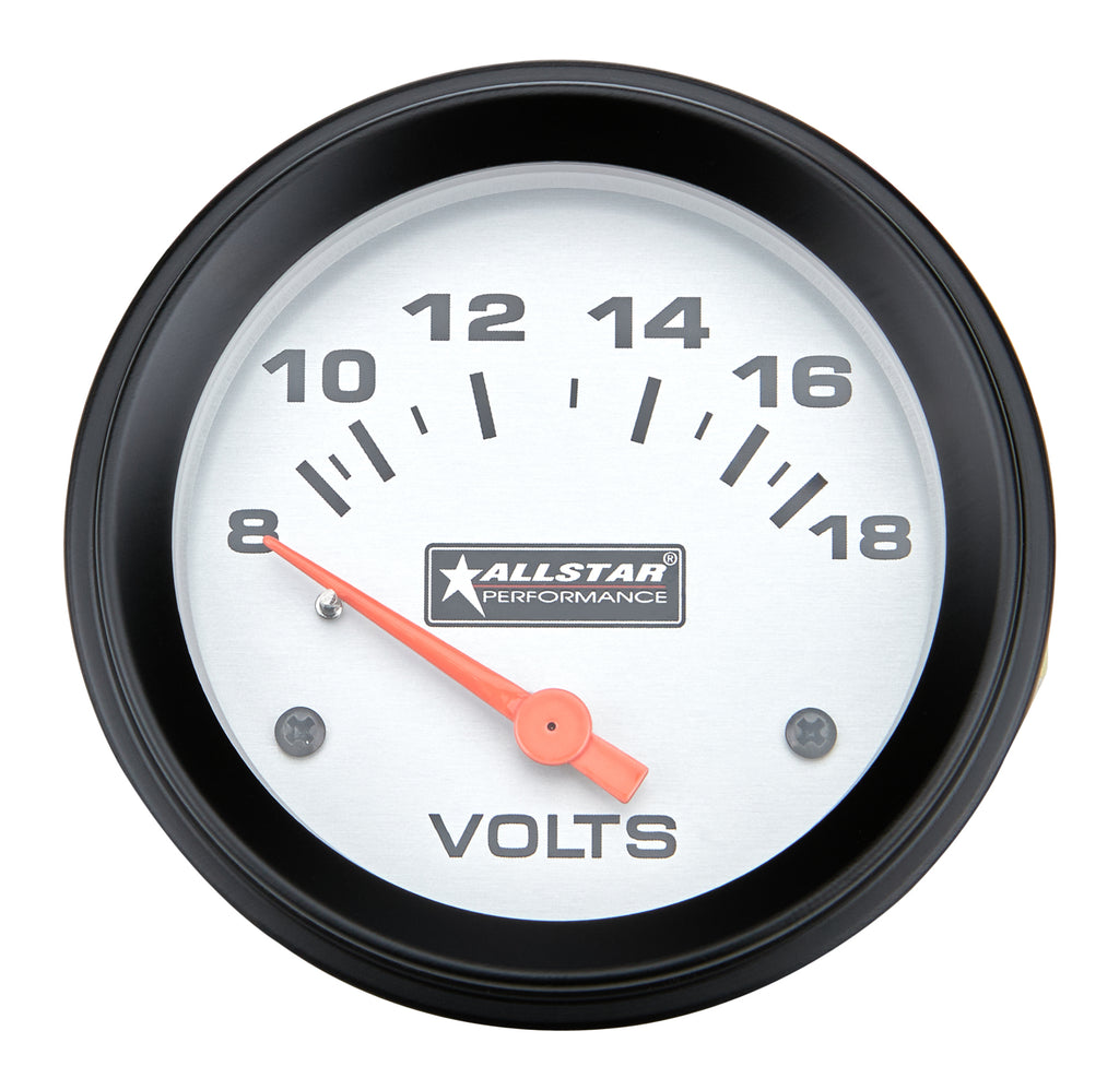 ALLSTAR PERFORMANCE 80099 Volt Gauge 8-18V